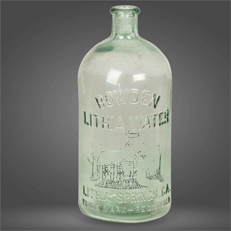 Antique Bowden Lithia Water Bottle