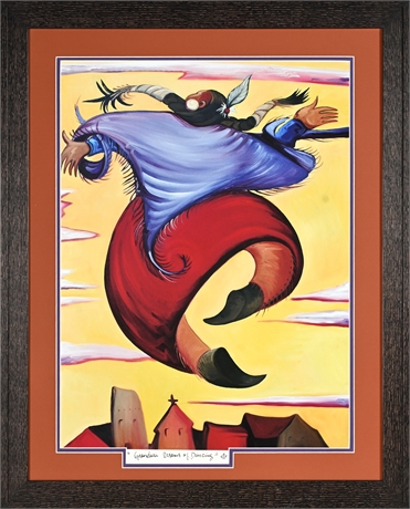 Dreams of Dancing – Signed Framed Art Print, 31" x 25"