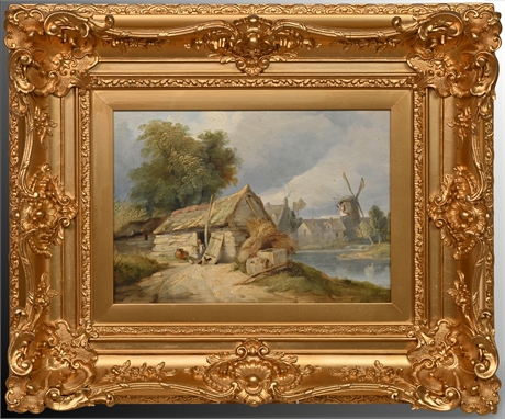 Late 19th Century Dutch Peasant Scene