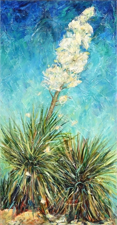 Sally Quillin Original Yucca Landscape