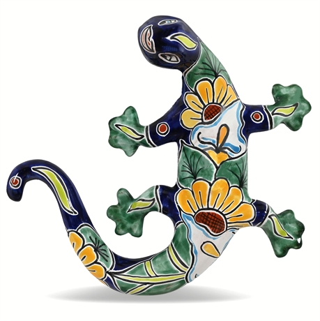 Vibrant Talavera Lizard