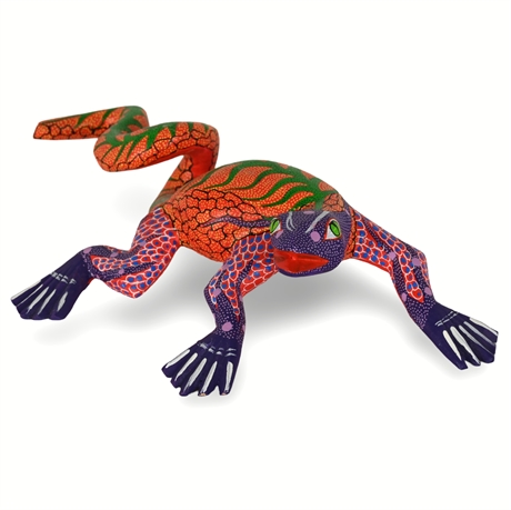 Oaxaca 'Iguana' Alebrije - Signed by Jesús Hernández T.