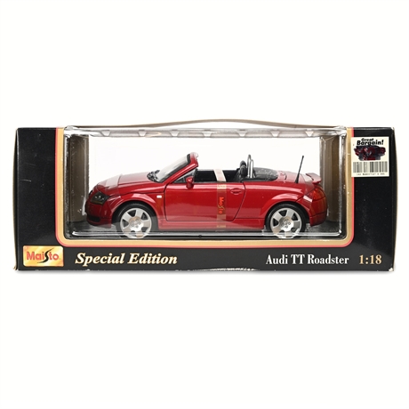 Maisto 1:18 Audi TT Roadster Special Edition Die-Cast Model