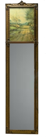 Antique Gilded Pier Mirror