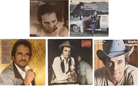 Merle Haggard - 5 Albums Mid 70's to Early 80's
