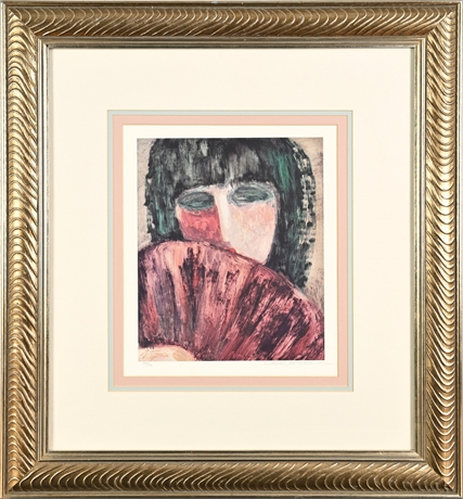 Barbara A. Wood "Dark Eyes" Signed Limited Edition Lithograph, 294/975