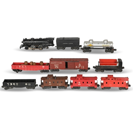 NM Auctions Innovative Auction Liquidation Estate Sales Vintage Lionel Train Set with Steam Engine Cars Track and Original Boxes