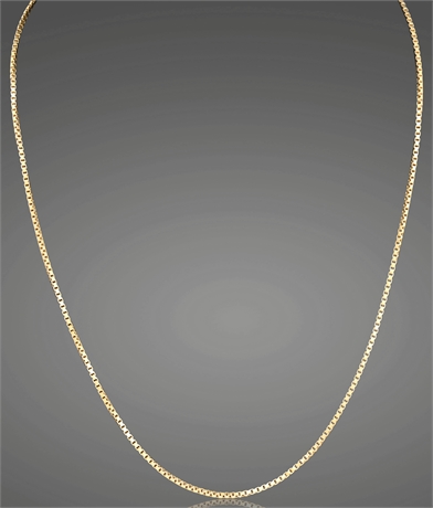 16" 14K Italian Box Chain