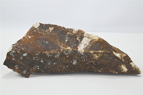 Turquoise Spec on Igneous Tuff Rock Slab