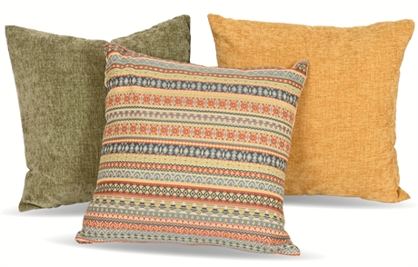 3 Decorative/Accent Pillows