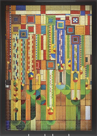 Framed Frank Lloyd Wright Puzzle
