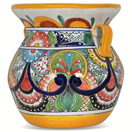 14" Talavera Hand-Painted Jardiniere