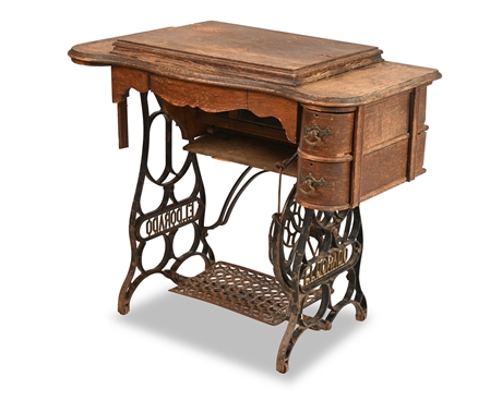 Antique El Dorado Treadle Sewing Machine