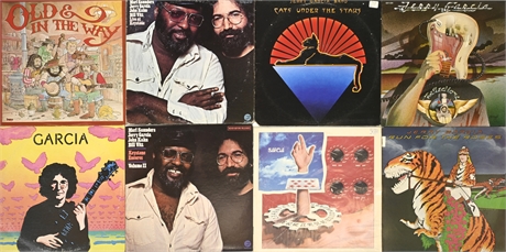 Jerry Garcia - 8 Albums (1972-1988)