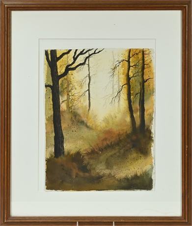 Forest in Despair - Original Watercolor