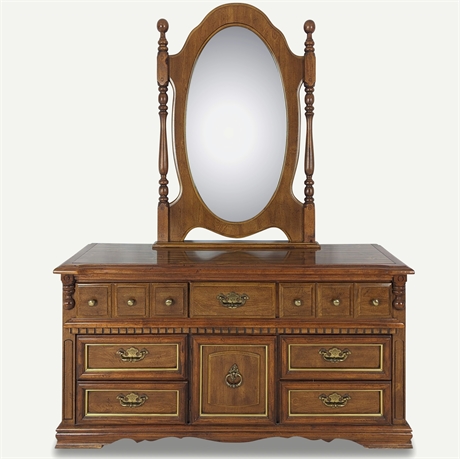 Vintage Broyhill Dresser with Mirror