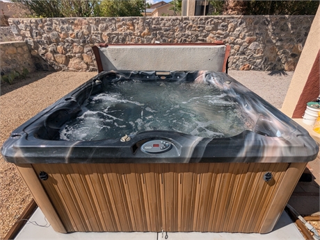 Jacuzzi Hot Tub with Cover and Steps