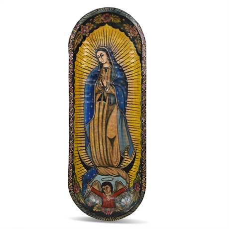 Filemon Ramos Virgen de Guadalupe Dough Bowl