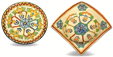 Alba Talavera Dolores Hidalgo Bowl & Plate