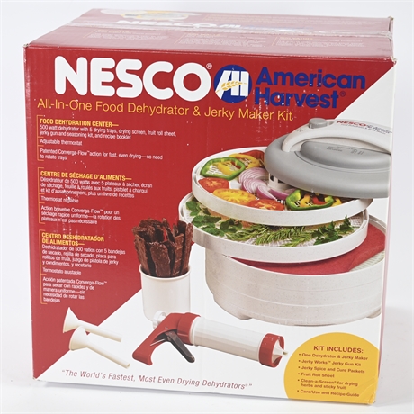 Nesco American Harvest All-in-One Food Dehydrator and Jerky maker Kit