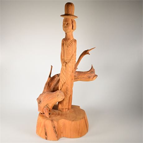 Navajo Carved Wood Figure