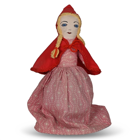 Vintage "Little Red Riding Hood" Topsy Turvy Doll