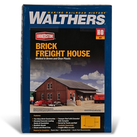 Walthers Cornerstone "Brick Freight House"