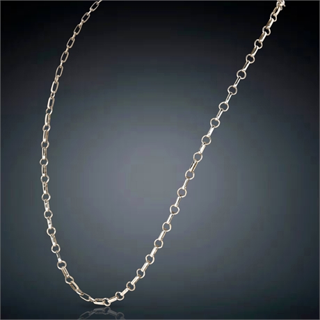 22.5" Sterling Silver Cable Chain (5mm)