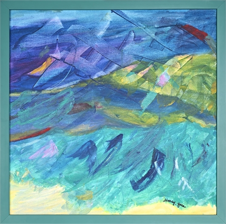 Sherry Gara Abstract Acrylic Painting