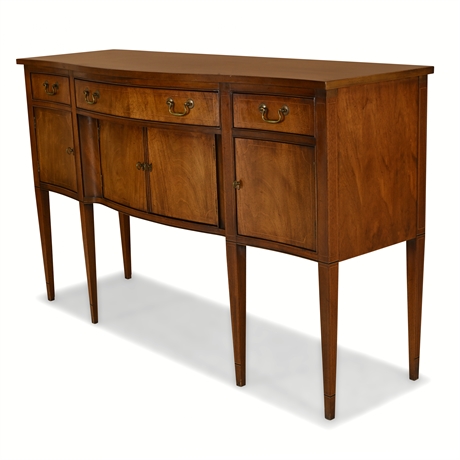 Hickory Chair Co. Federal-Style Mahogany Sideboard with Satinwood & Ebony Inlay
