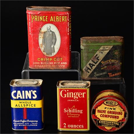 Vintage Tin Containers