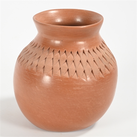 Mae Mutz - Hopi/Tewa, Redware Pot