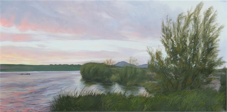 'River Sunset' - Bob Diven Original