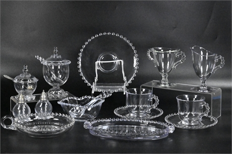 23 Piece Candlewick Set Service for 4