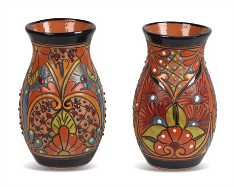 Pair Talavera Vases