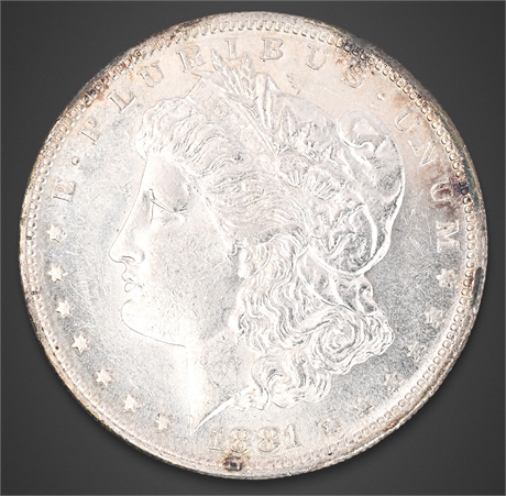 1881-S Morgan Silver Dollar – San Francisco Mint – .900 Silver