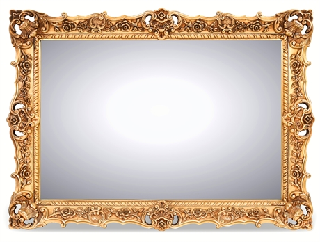Large Baroque Style Mirror
