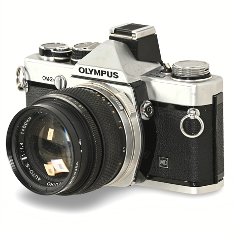 Vintage Olympus OM-2 SLR Film Camera