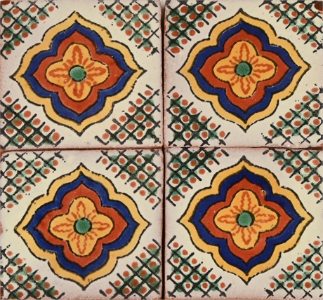 2" X 2" Talavera Tiles, 172 pieces