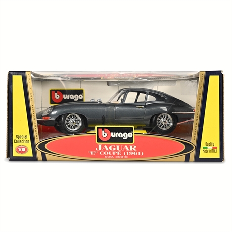 Bburago 1:18 Jaguar E-Type Coupé (1961) – Special Collection
