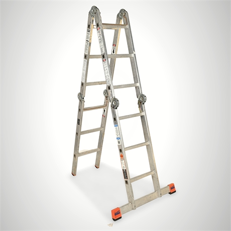 Krause MultiMatic 12 Ft Aluminum Ladder – Type IA 300 lb