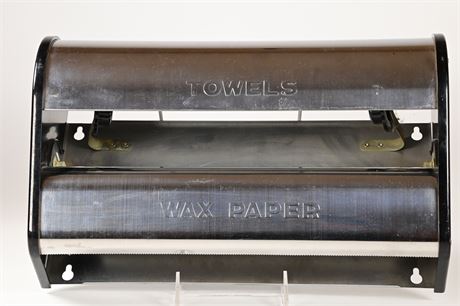 Kromex Paper Towel and Wax Paper Dispenser