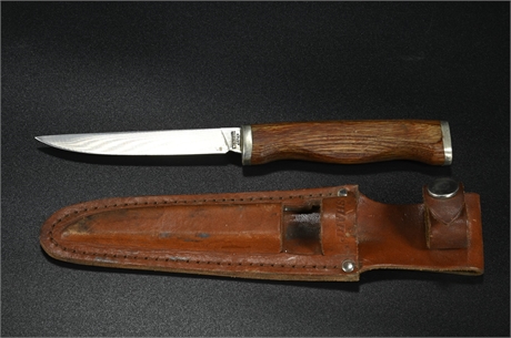 Vintage Sharp DF40 Knife With Sheath