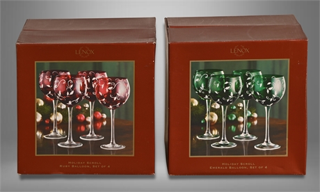 Lenox "Holiday Scroll" Stems