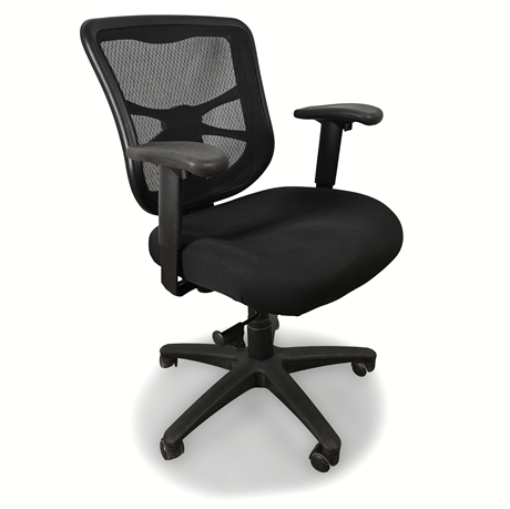 Alera Elusion Series Mesh Mid-Back Swivel/Tilt Chair – Model ALEEL42BME10B