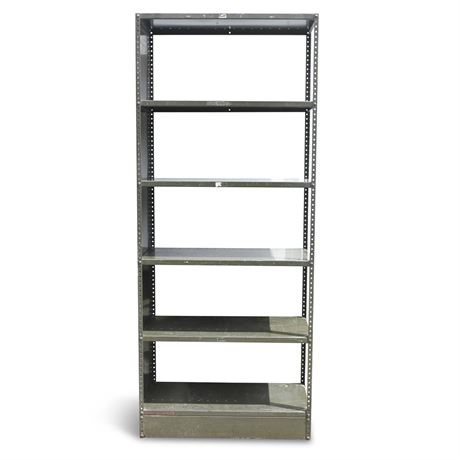 Government Issued Heavy Metal Shelving