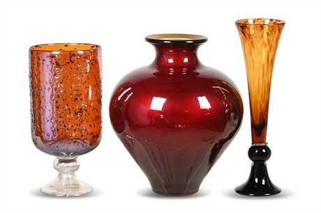 Glass Decorative Vases