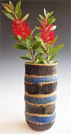 Dennis Estrada Tall Rustic Vase