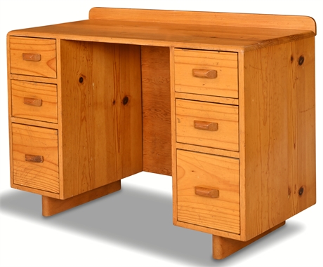 Mid-Century Craftsman Solid Wood Desk
