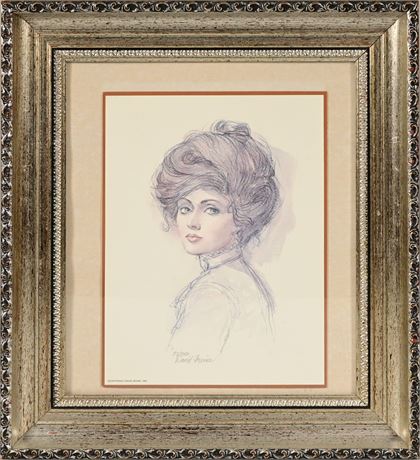 Victorian Girl Framed Print